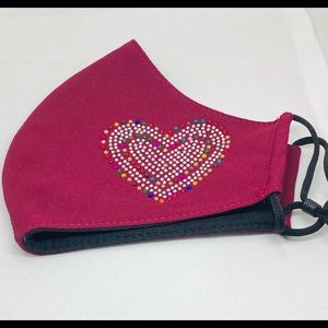 Hearts adjustable mask